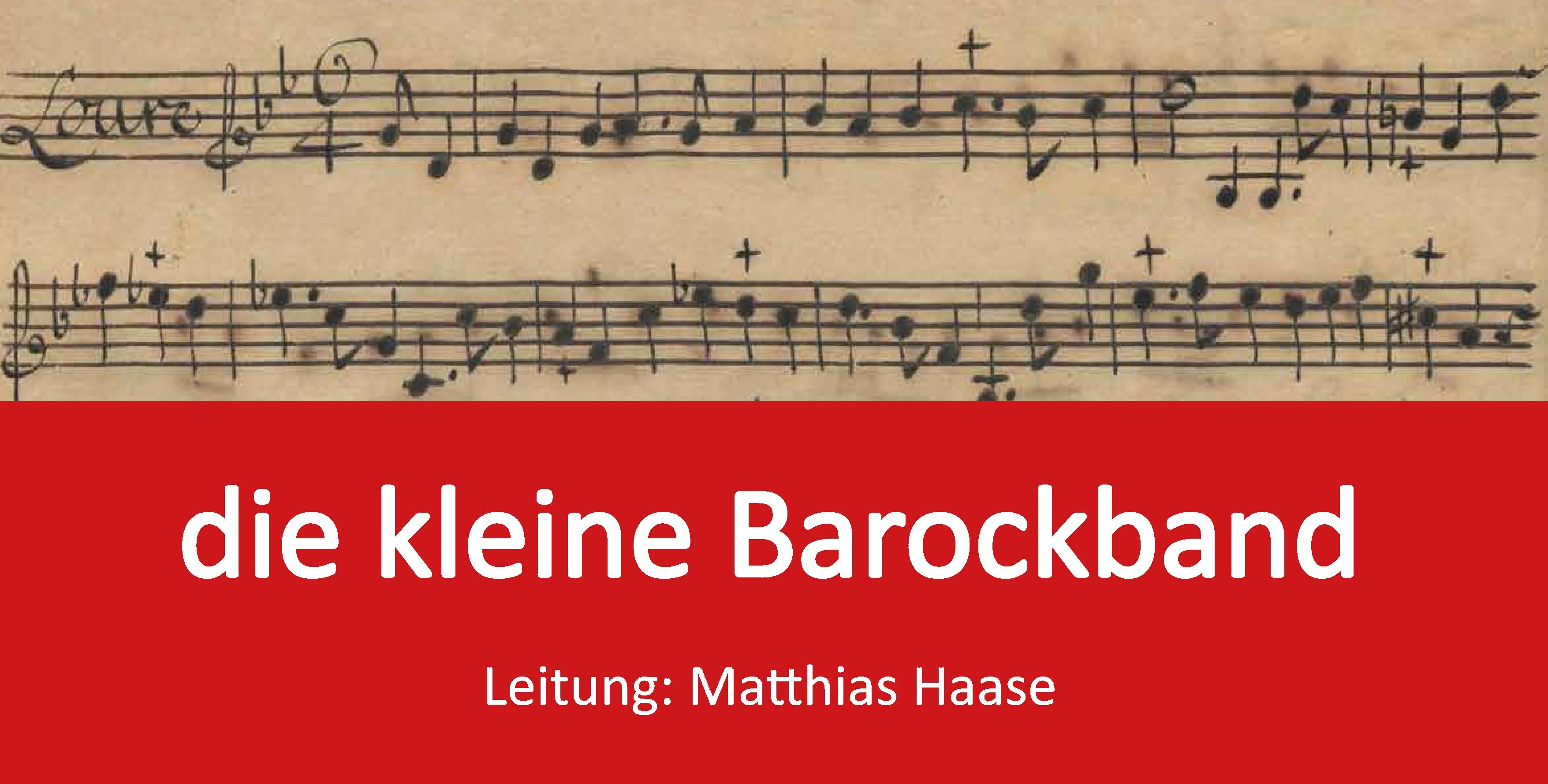 Sommerkonzert der kleinen Barockband